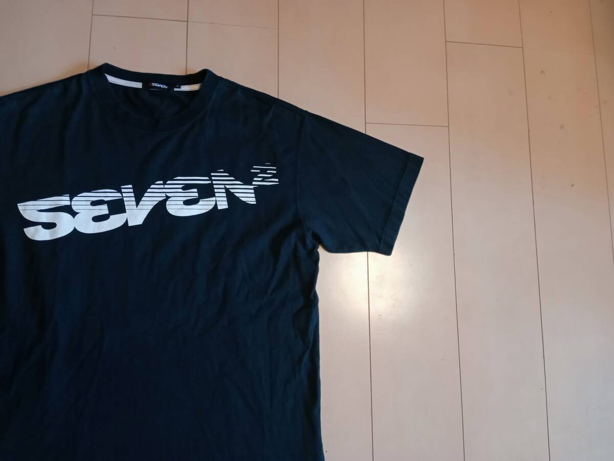 25美品【seven2】セブンツー Tシャツ 限定モノトーンモデル Lサイズ レア物 コレクション出品 拍卖