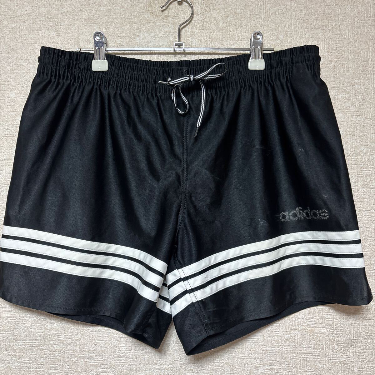 80s DESCENTE製 adidas アディダス ビンテージ 短パン ショートパンツ JASPO Mサイズ 拍卖