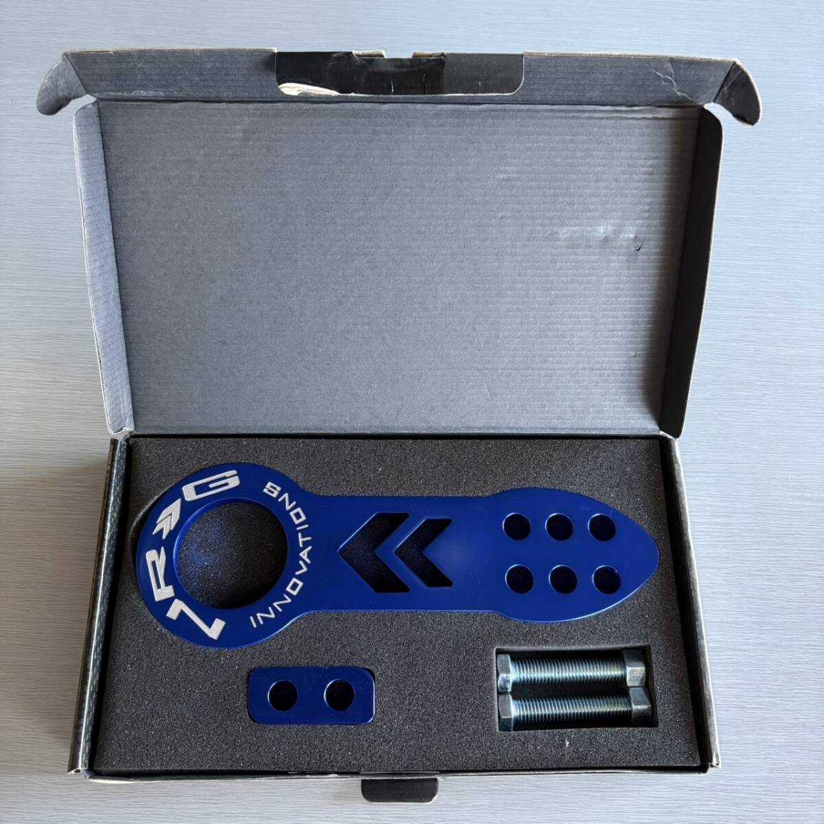 NRG トーフック ブルー 青 アルマイト 未使用品 USDM JDM スタンス拍卖