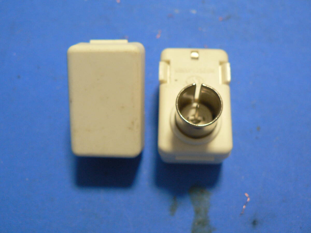 送料最安 140円 COX63-12:国産だがメーカー不明 テレビプラグ/同軸コネクタ/プラグ 2個セット拍卖