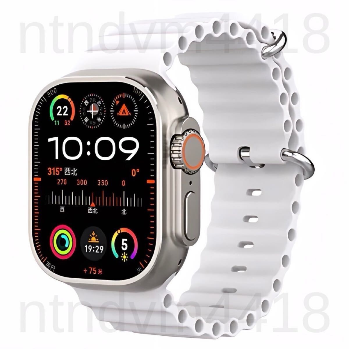 新品 Apple Watch Ultra 代替品 スマートウォッチ 大画面 2.09インチ ultra 2 通話 スポーツ 血中酸素 .心拍数 睡眠 健康管理 Android 対応拍卖