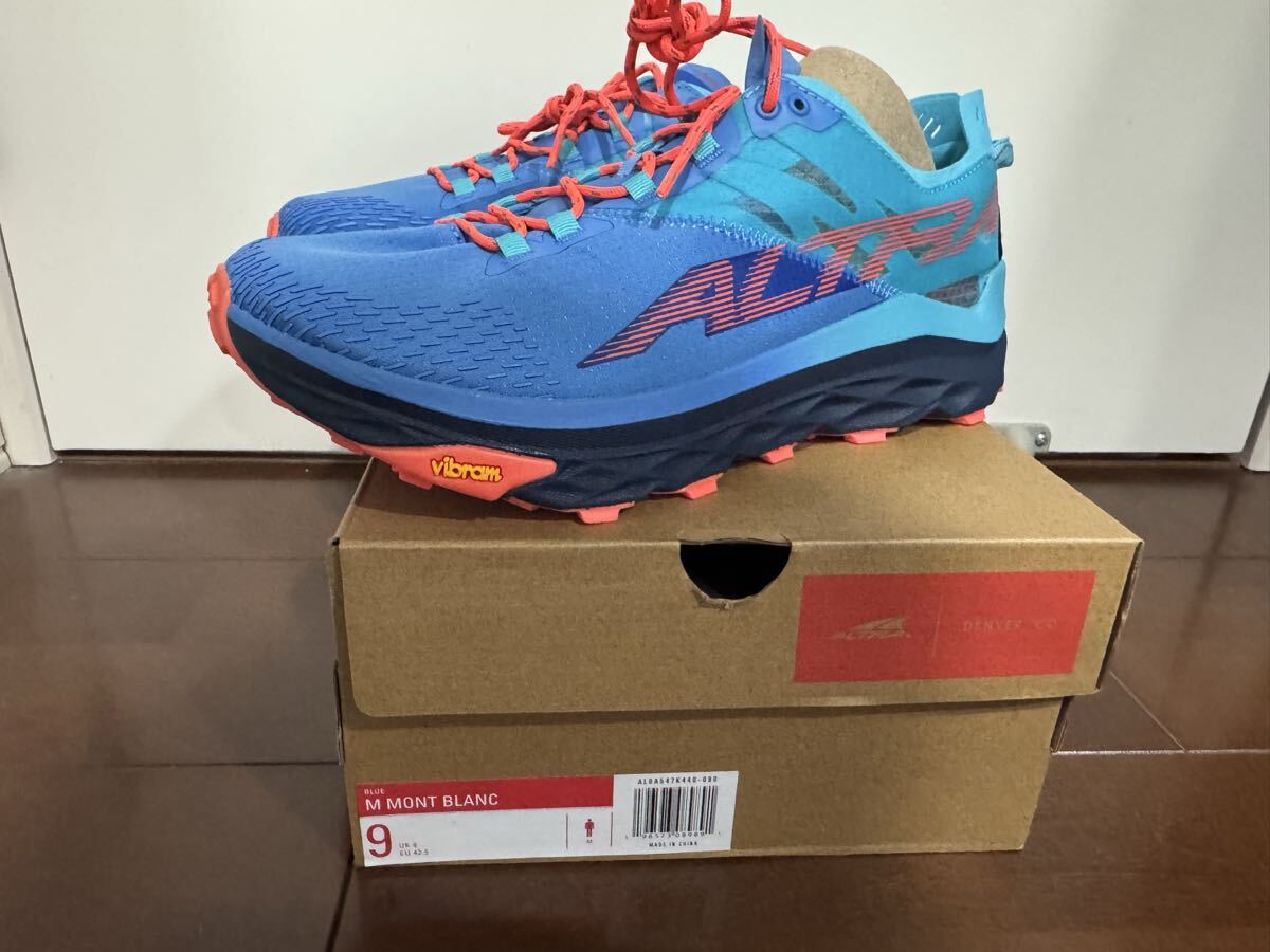 ALTRA アルトラ M MONT BLANC トレイルランニングシューズ 9拍卖