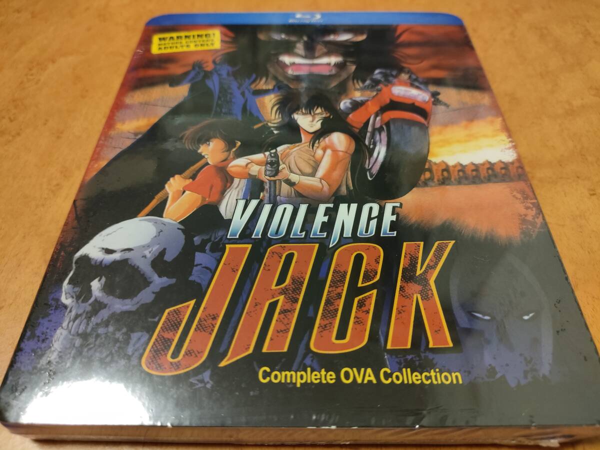 バイオレンスジャック ハーレム・ボンバー編/地獄街編/ヘルスウインド編 未開封輸入盤Blu-ray 玄田哲章/鶴ひろみ/会川昇/坂野一郎/永井豪拍卖