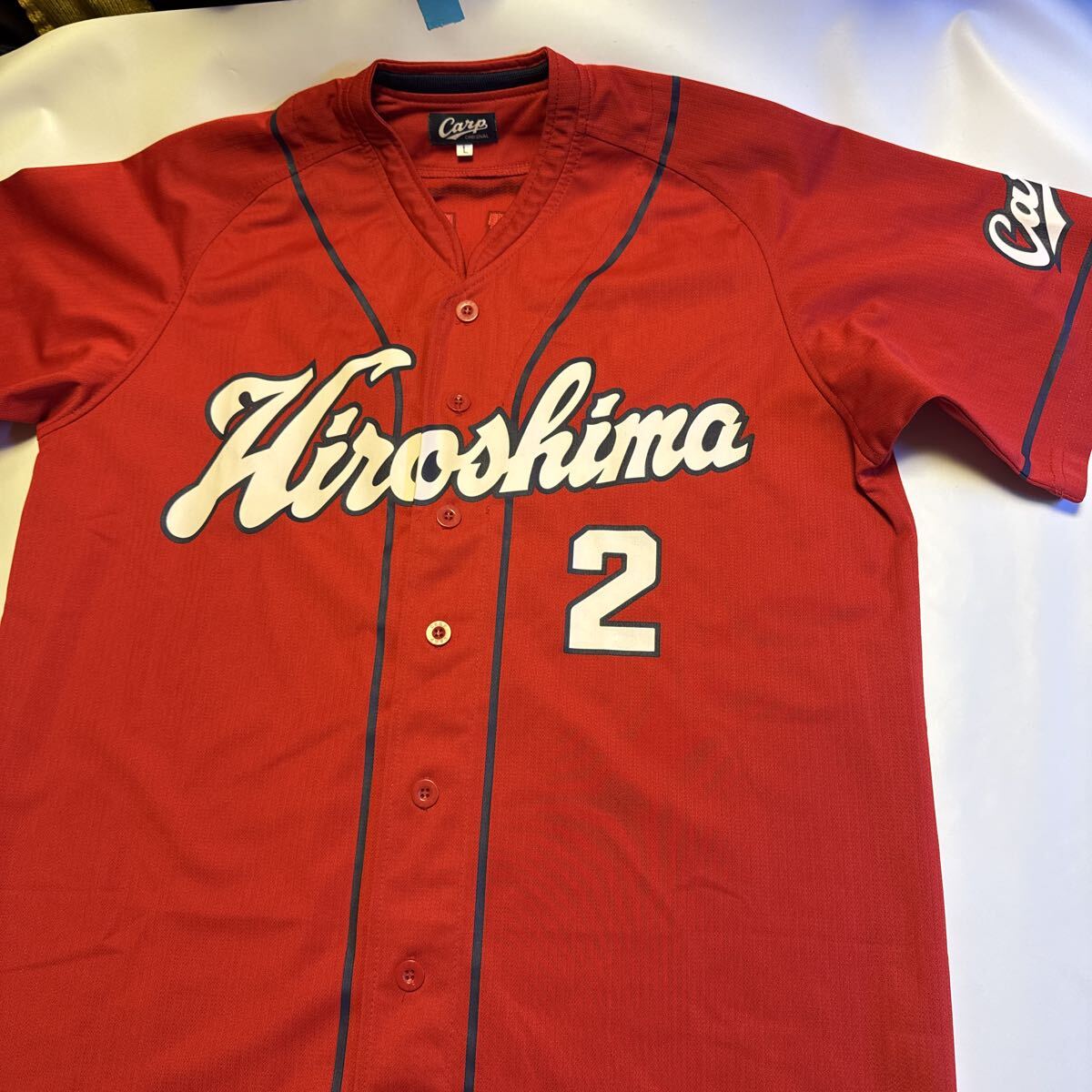広島カープ ユニフォーム タナカ 2番 広島東洋カープ拍卖