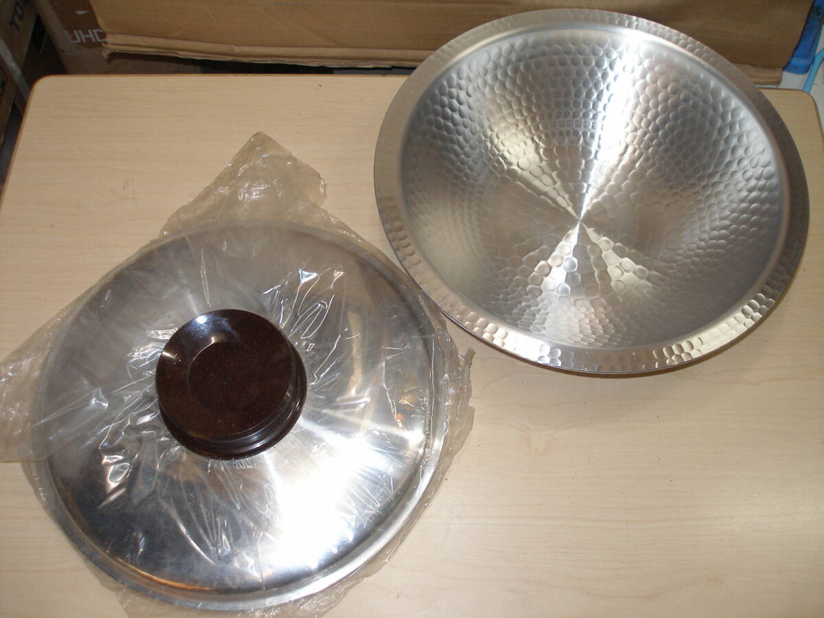 エスエス うどんすき鍋 + 大きめの鍋蓋のセット 未使用倉庫保管品拍卖