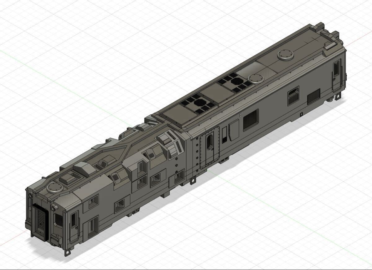 【16番】建築限界測定車 マヤ50-5001(現行仕様)3Dプリント・デカール付 制作キット品(1/80・16.5mm・HO)④拍卖