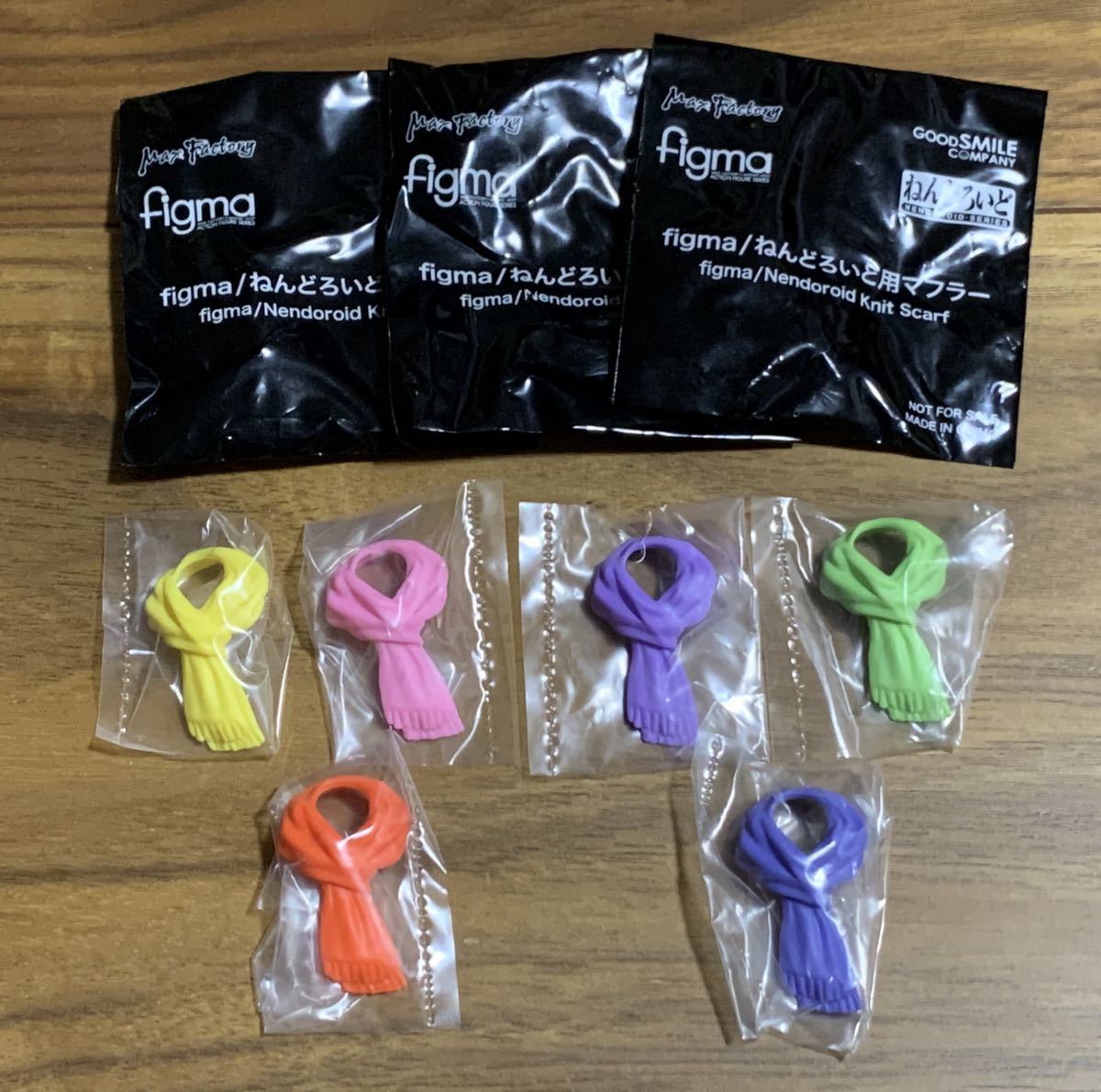 ◆figma ウインターキャンペーン 購入特典マフラー 6種セット◆フィギュア ねんどろいど フィグマ拍卖