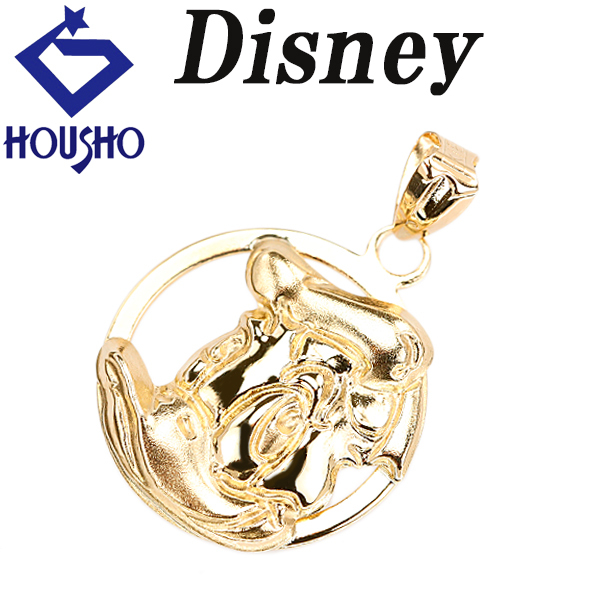 ディズニー ペンダントトップ K18YG Disney ドナルドダック Donald Duck キャラクター 梨地 ツヤ消し 地金のみ 送料無料 中古 宝正 902484拍卖
