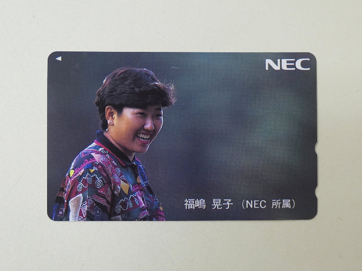 【593】 テレカ 福嶋晃子 NEC テレホンカード 50度拍卖