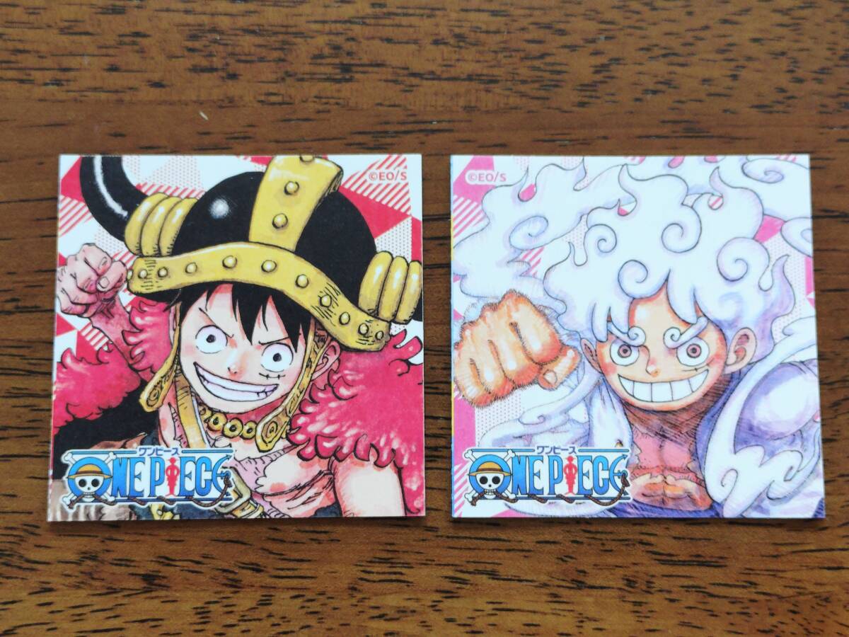 ◎非売品 ナツコミ 2025 ツインステッカー 2種類 「ONE PIECE ワンピース」尾田栄一郎 描き下ろしイラスト拍卖