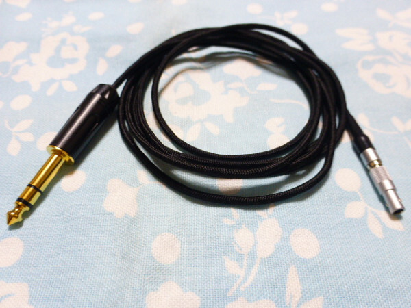 AKG K812 K872 用ケーブル ViaBlue EPC-4 芯線抜き出し 195cm 長め 6.3mm 標準プラグ トープラ販売 日本製 高品質ver拍卖