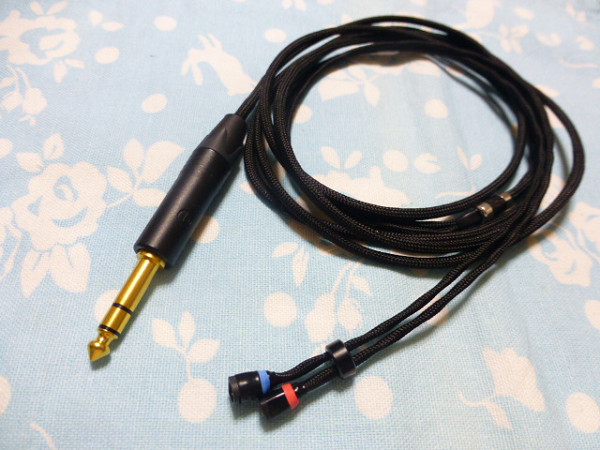 SENNHEISER IE8 IE80 IE80S 用ケーブル MOGAMI 2799 200cm 長め 6.3mm 標準プラグ Neutrik NP3X-B ( Shure掛仕様 XLR 4ピン 3.5mm 対応可拍卖