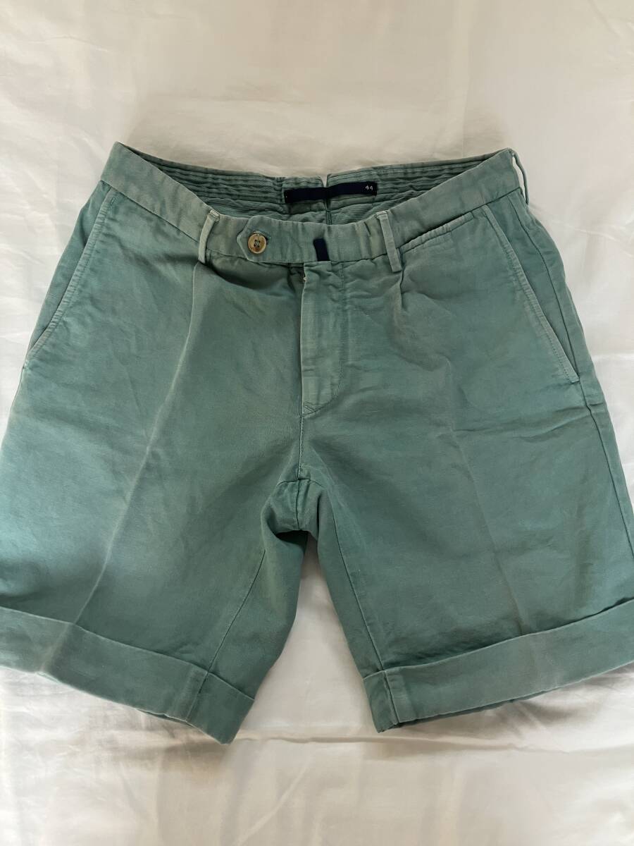 INCOTEX インコテックス CHINOLINO ショーツ ライムグリーン サイズ44拍卖