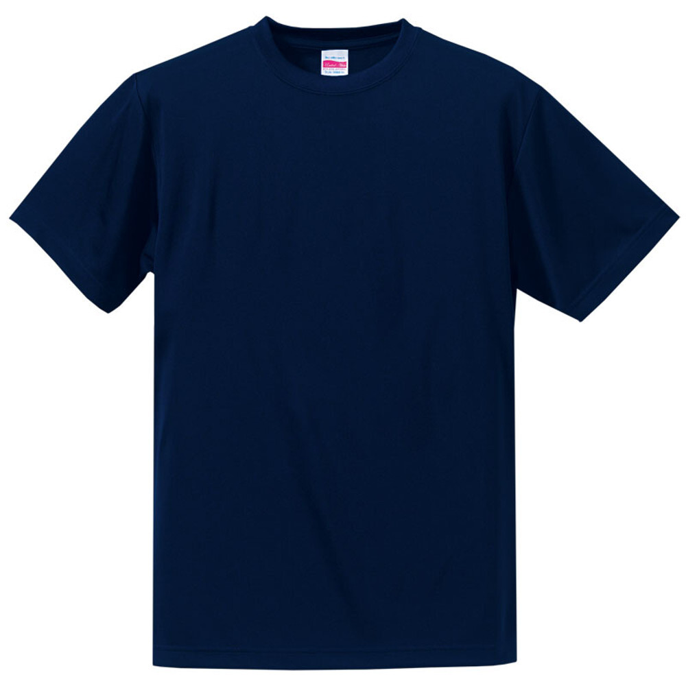 【訳有】508801 ネイビー L Tシャツ 半袖 ドライ素材 無地 吸水 速乾 無地T ドライ アクティブ スポーツ UVカット ユナイテッドアスレ拍卖