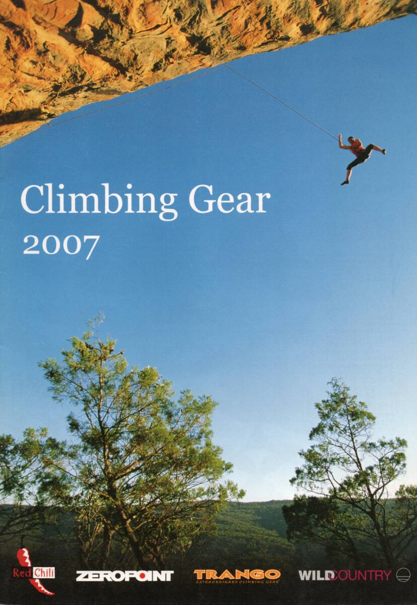 mont-bell クライミング ギア 2007カタログ ☆Red Chili ☆ZEROPOINT ☆TRANGO WILD COUNTRY ☆Bellcadia モンベル拍卖
