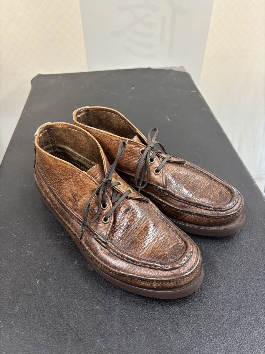 RUSSELL MOCCASIN ダブルモカシン 9D クレイチャッカ ラッセルモカシン ヴィンテージ チャッカブーツ クレー拍卖