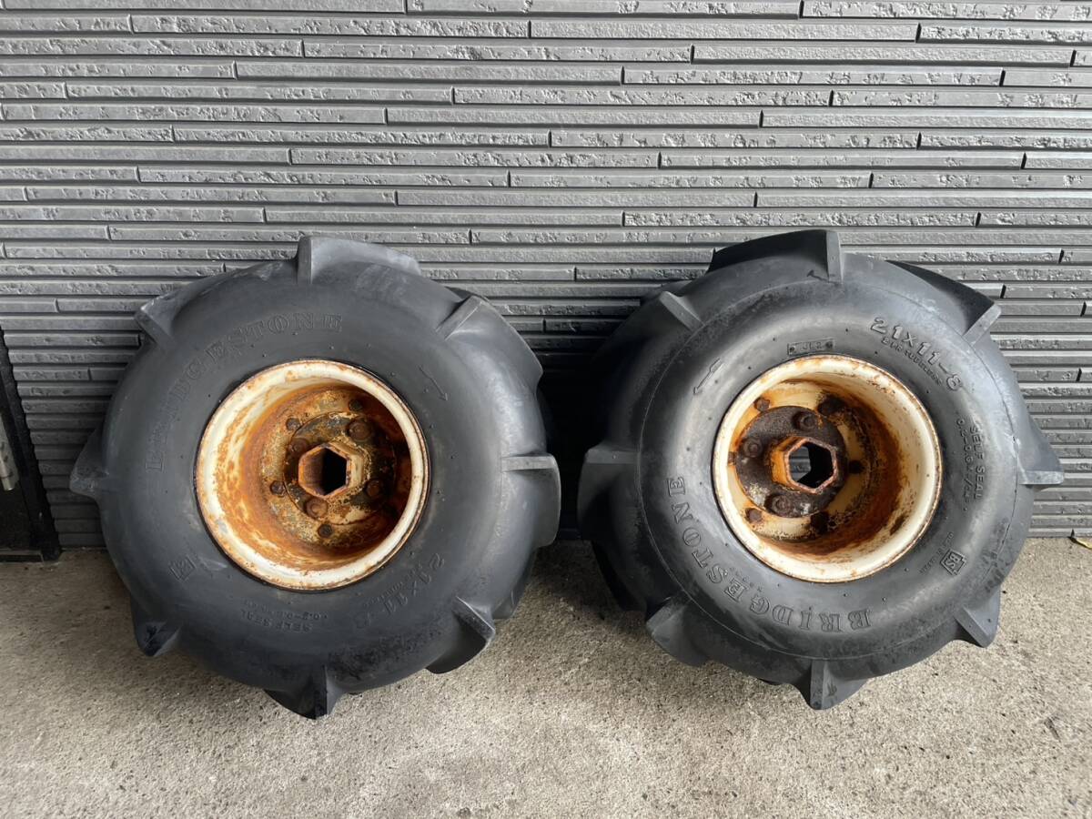タイヤ サイズ 21×11-8 ブリジストン BS 倉庫保管拍卖