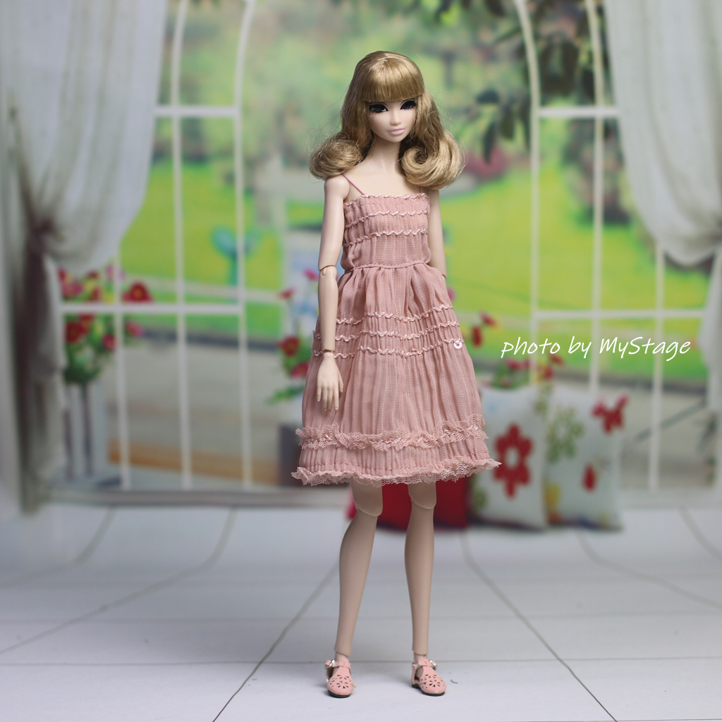 人形服msdr-25-4912 白いプリーツキャミワンピース(ピュアニーモ、momoko,ジェニー、nipponmisaki)拍卖