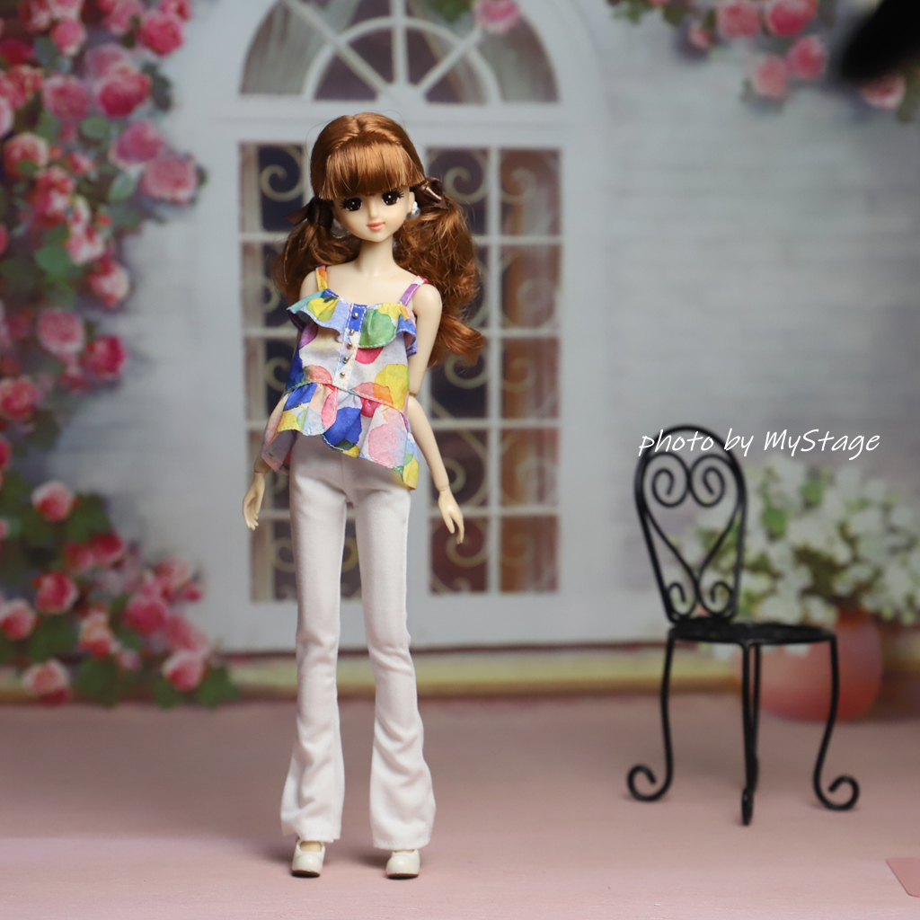 人形服msdr-25-4965キャミブラウスとラッパーパンツ(momoko用)拍卖