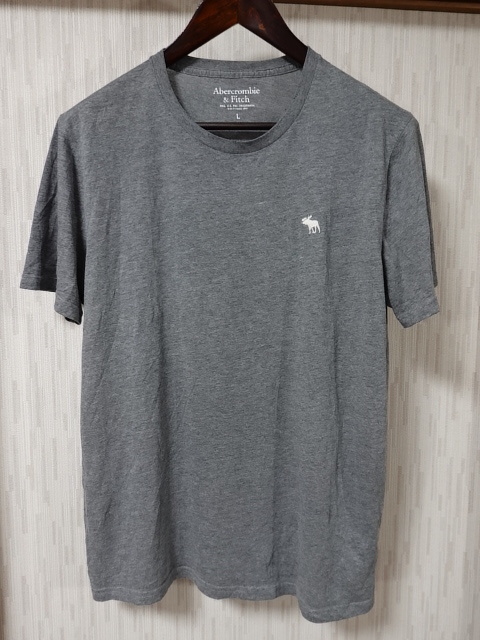 ●アバクロンビー&フィッチ Abercrombie & Fitch 半袖Tシャツ L●0806●拍卖