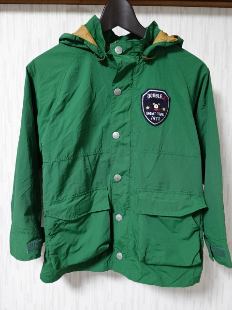 ●DUOUBLE.B ダブルビー ミキハウス ジャケット 140●0831●拍卖