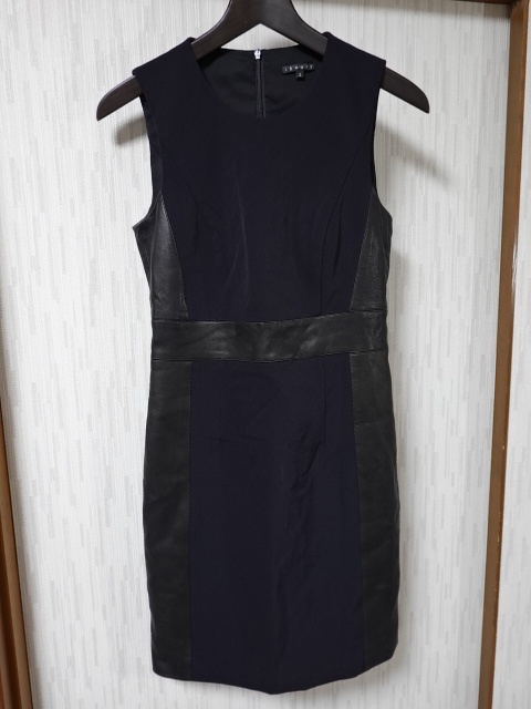 ●theory セオリー ワンピース 黒 L●0831●拍卖