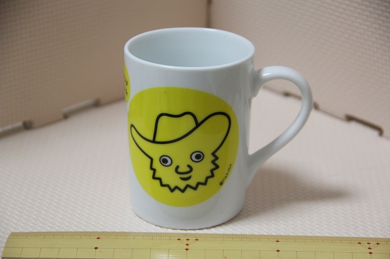 陶器製 イエローハット マグカップ ハットさんファミリー ハットカー 検索 YELLOW Hat キャラクター グッズ 非売品 ハットパパ拍卖