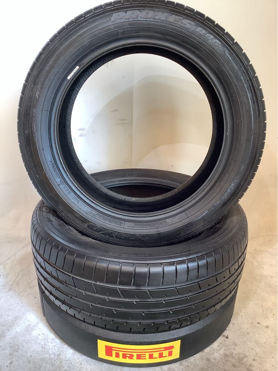 ★225/55R19★TOYO PROXES R46A トーヨー プロクセス 225/55R19 99V タイヤ 中古品2本拍卖