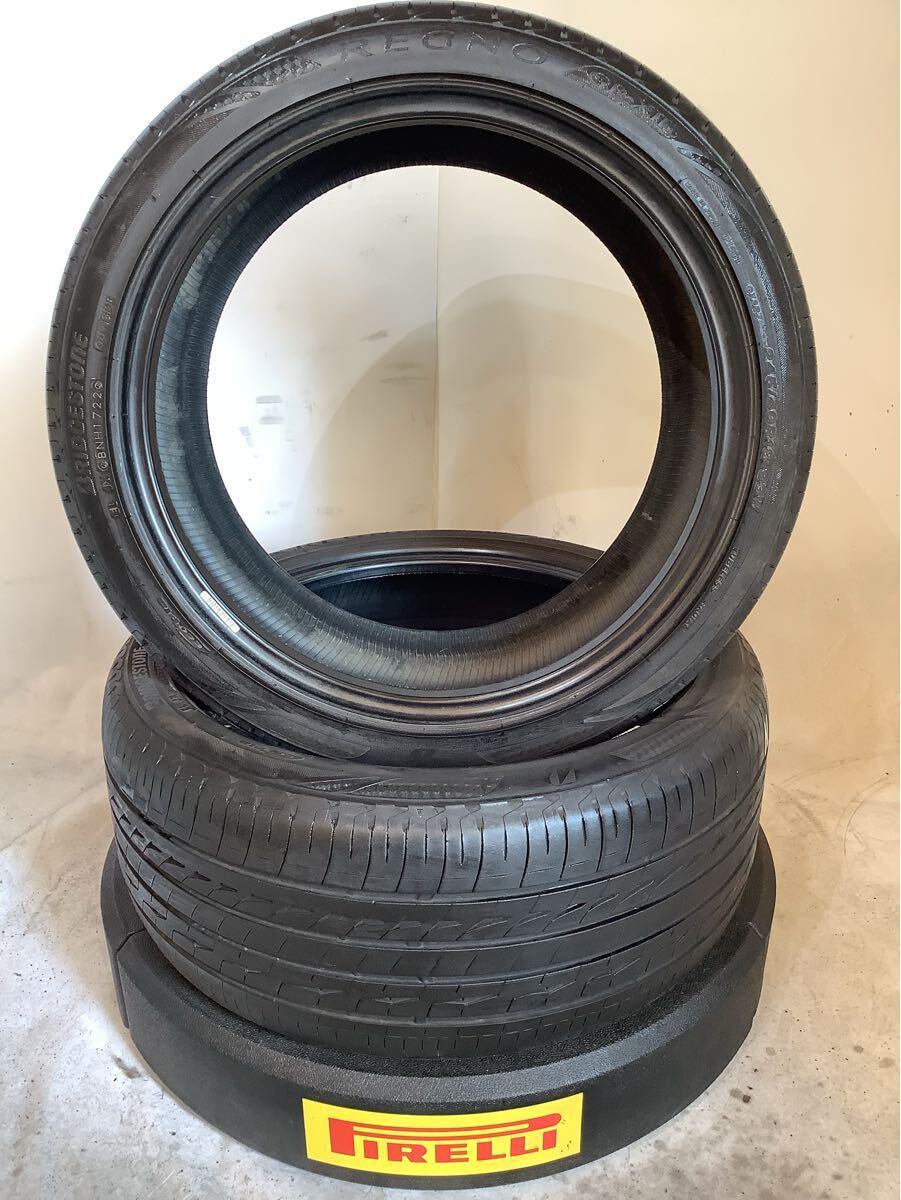 ★BS高級タイヤ★BRIDGESTONE REGNO GR-XⅡ ブリヂストン レグノ 245/40R18 93W タイヤ 中古品2本拍卖