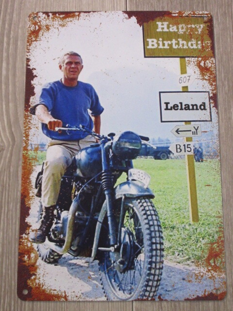 大脱走 スティーブ・マックイーン メタルサイン ブリキ看板0477拍卖