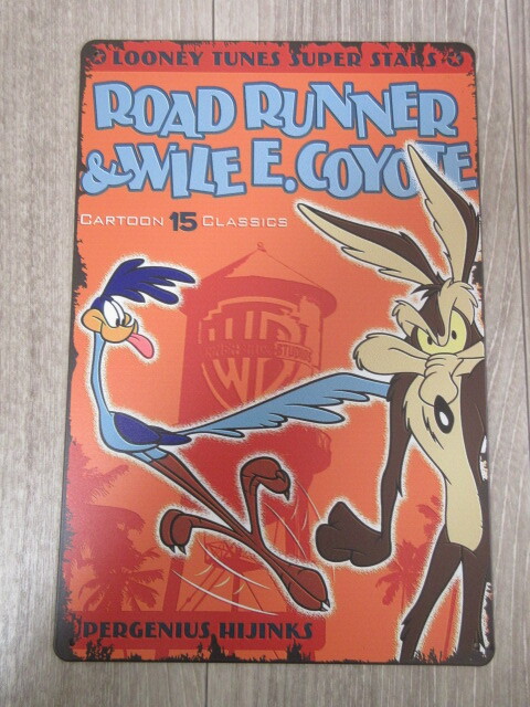 ロードランナー ワイリーコヨーテ メタルサイン ブリキ看板1031拍卖