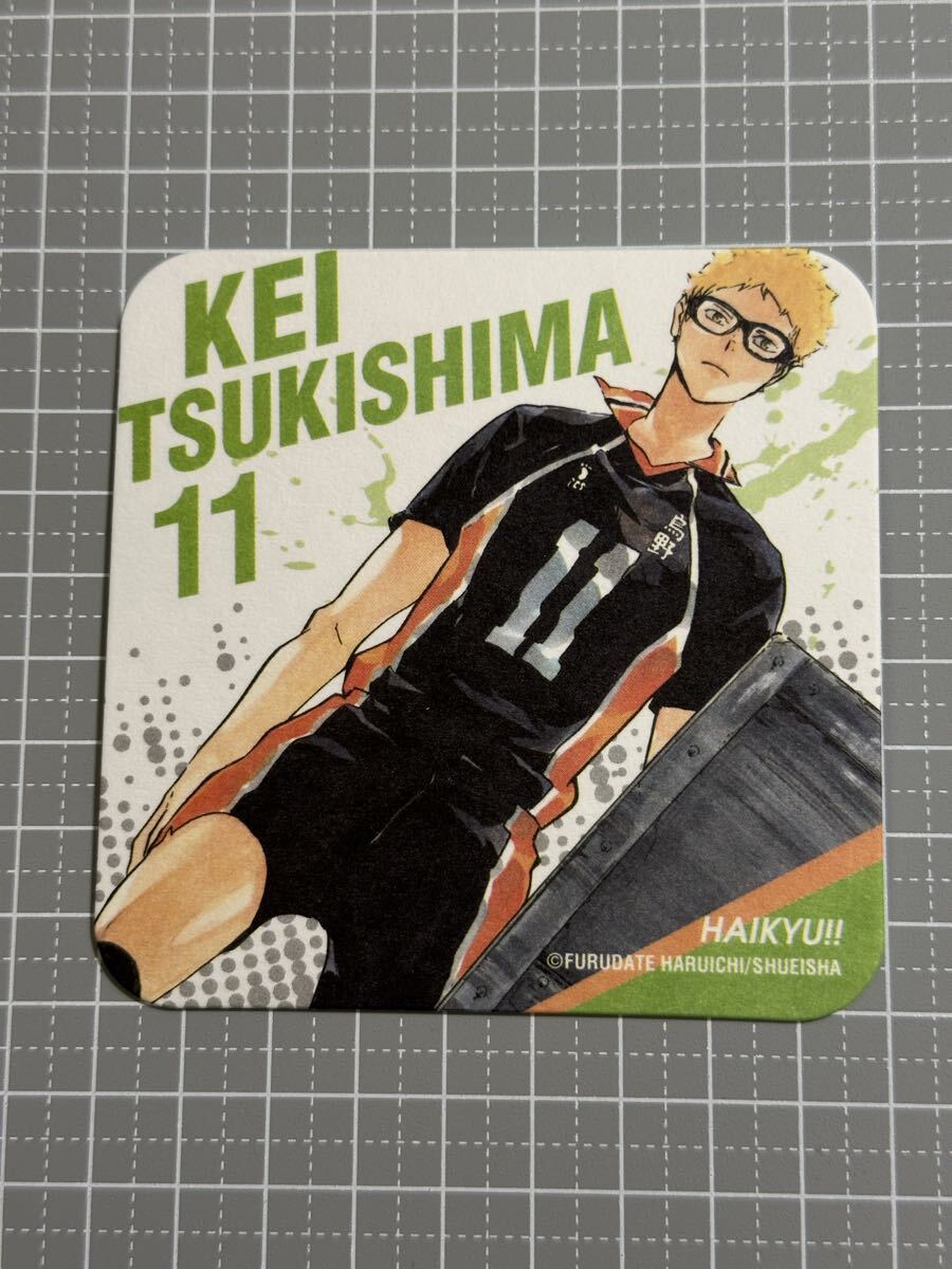 ハイキュー!! アートコースター 月島蛍 バラ1枚 紙製拍卖