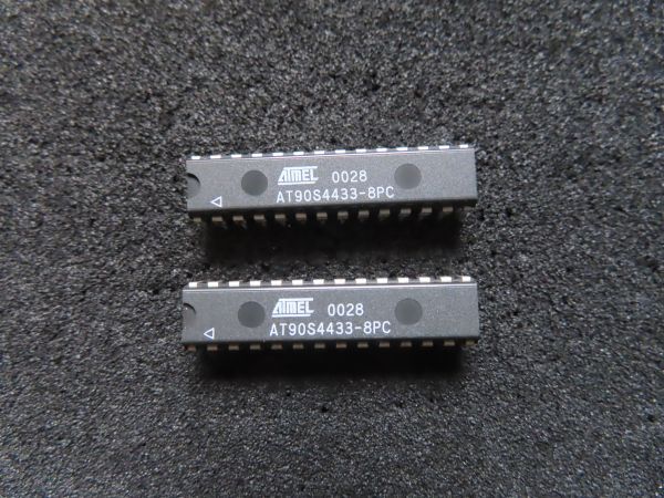 【未使用】ATMEL AT90S4433-8PC 2個まとめて拍卖