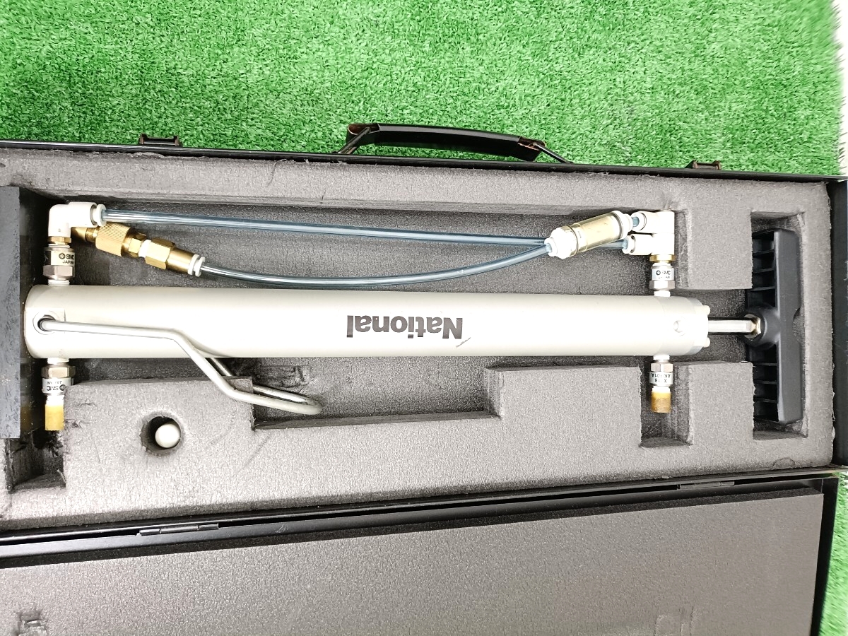 National ナショナル (現パナソニック)移設対応 簡易真空ポンプ HS-KP2 移設できる君 手動真空ポンプ 領収書4359拍卖