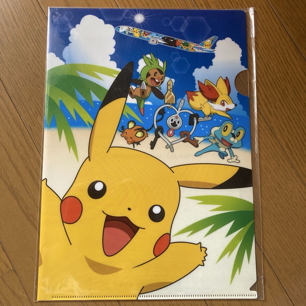 クリアファイル ポケモン ポケモンセンター ピカチュウ A4 ANA 非売品拍卖