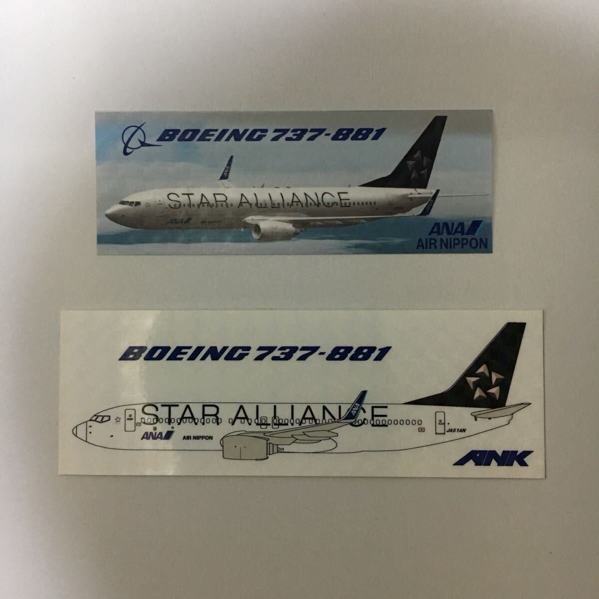 ホログラム仕様  BOEING ボーイング737 ANA ステッカー シール 非売品 全日空 ANK拍卖