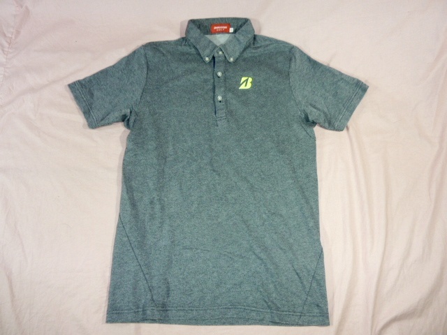 ブリヂストンGOLF ポロシャツ M グレー拍卖