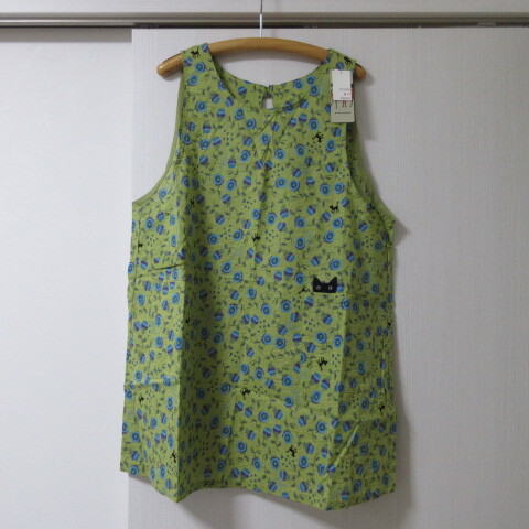 【Atsuko Matano】マタノアツコ エプロン 仔猫のロンド 背付きエプロン 日本製 ねこ/猫 ネコ拍卖