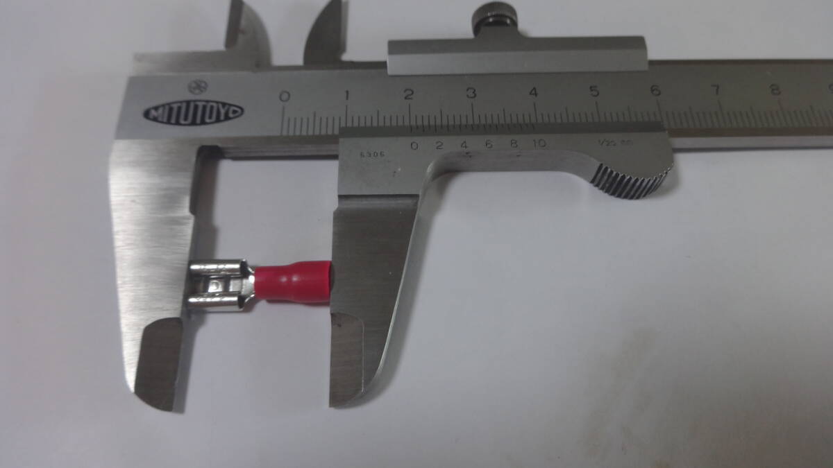 ☆値下げ ファストン端子#250 メス 赤色 5個で200円拍卖