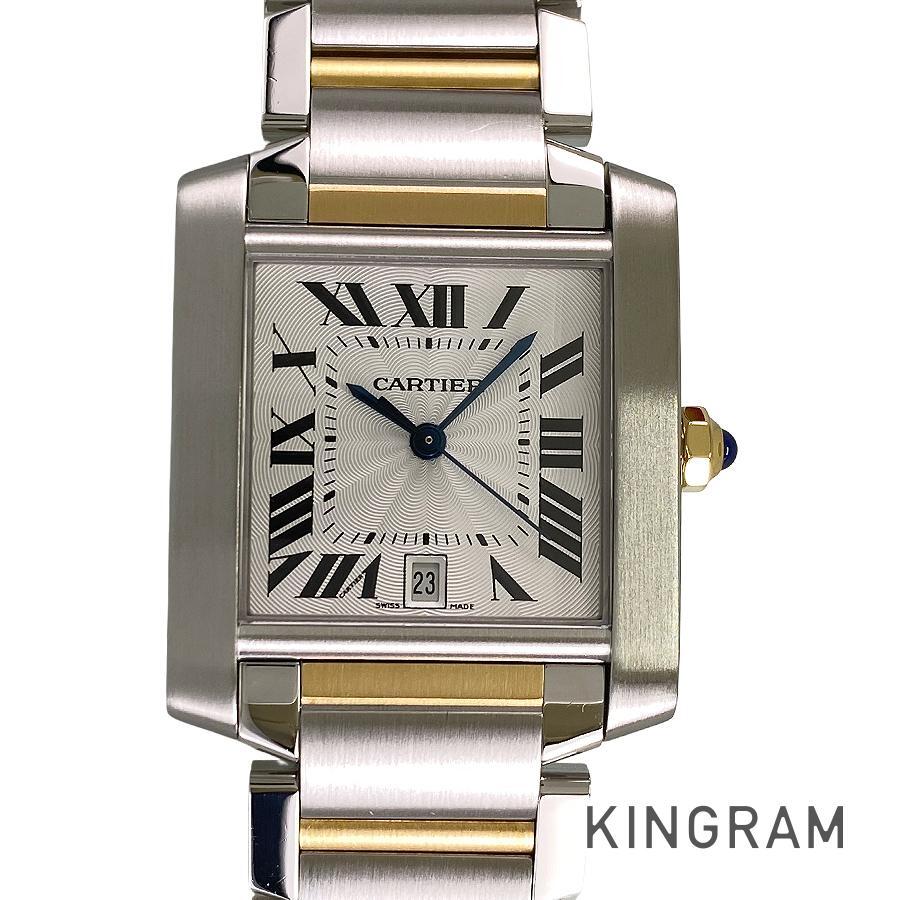 カルティエ タンク フランセーズ LM 2302 メンズ 腕時計 ss【中古】拍卖
