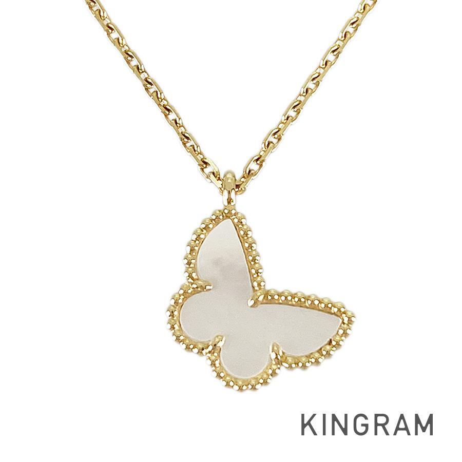 ヴァンクリーフ&アーペル スウィート アルハンブラ パピヨン ネックレス ftj【中古】拍卖