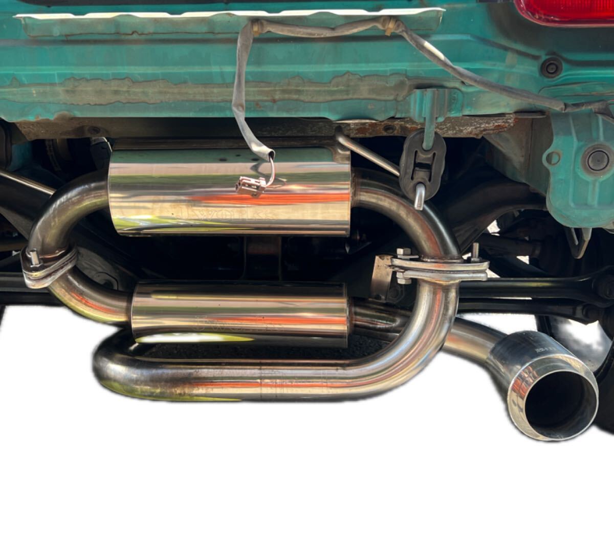 ビート PP1 マフラー J-works ビルマフラー 加工済み中古品拍卖