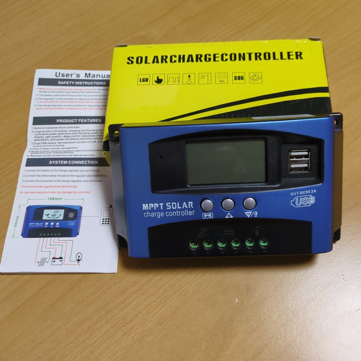 MPPTソーラーチャージコントローラー 12V24V拍卖