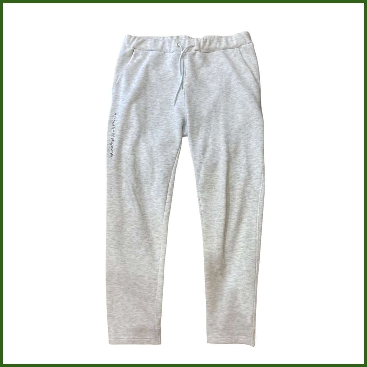 中古●The Duffer of st.George/ダファー● 9.5オンス スウェットパンツ ライトグレー Lサイズ メンズ ボトム 札幌拍卖