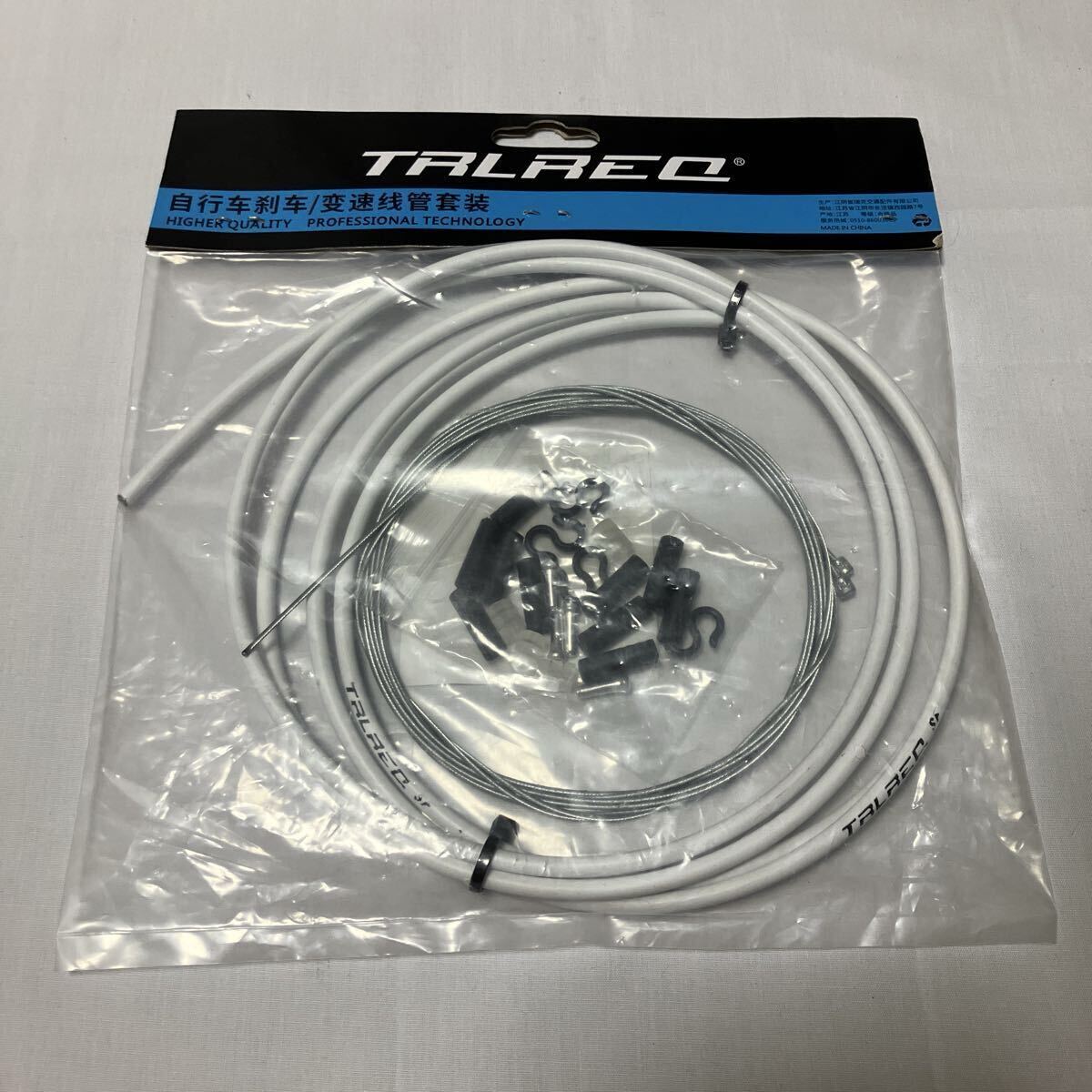 ☆ 新品!! 自転車 シフトケーブルセット ホワイト ☆拍卖