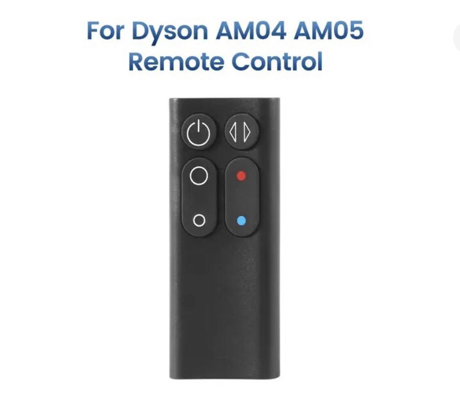 ダイソン扇風機/空気清浄機互換用リモコン AM04 AM05 ブラック 電池付き拍卖