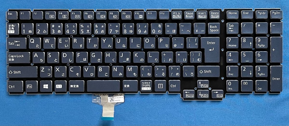 純正新品 富士通 FMV LIFEBOOK AH45/F3等用 キーボード CP789020-02 メタリックブルー 国内発送拍卖