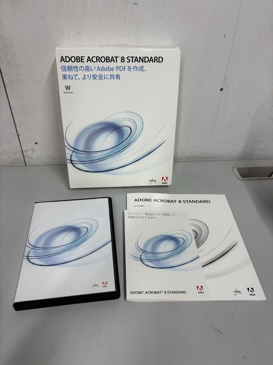 X1234)中古品 Adobe Acrobat 8 Standard windows版 日本語版 拍卖