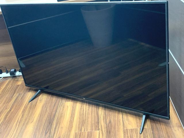 &T101325: TCL 液晶テレビ 55P615 ネットフリックス android YouTube 55型 2022年製 通電確認済み 動作未確認 ジャンク扱い拍卖