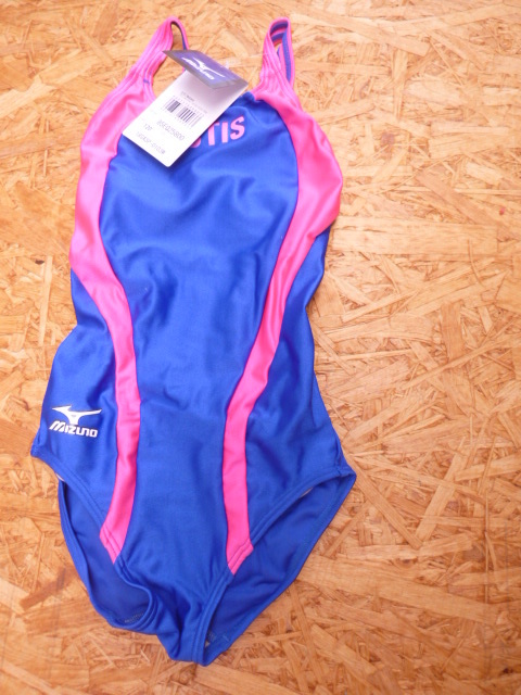 ★ 新品★ワンピース ミズノ プール 水着 スコーパー 120cm サイズ 水泳 スイム ピンク ブルー スイミング拍卖